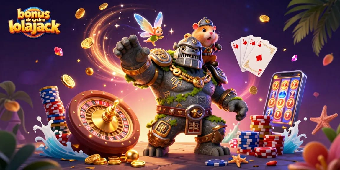 Le bonus de casino Lolajack illumine l'univers magique des machines à sous avec des personnages enchanteurs.