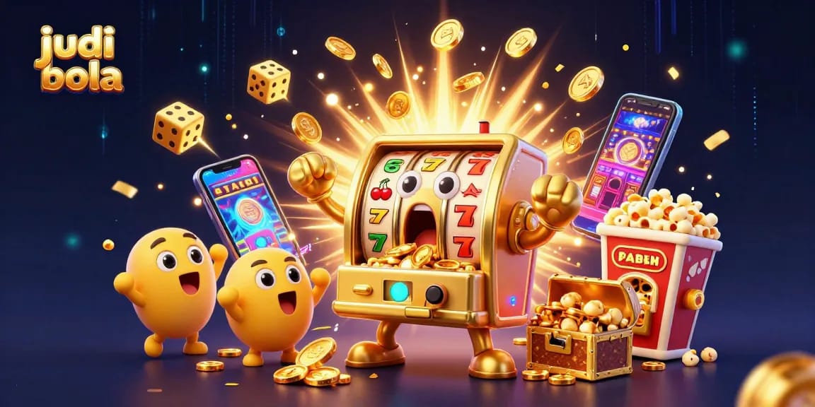 Join the exciting judi bola experience with dynamic slots and jackpot explosions in a vibrant casino atmosphere.