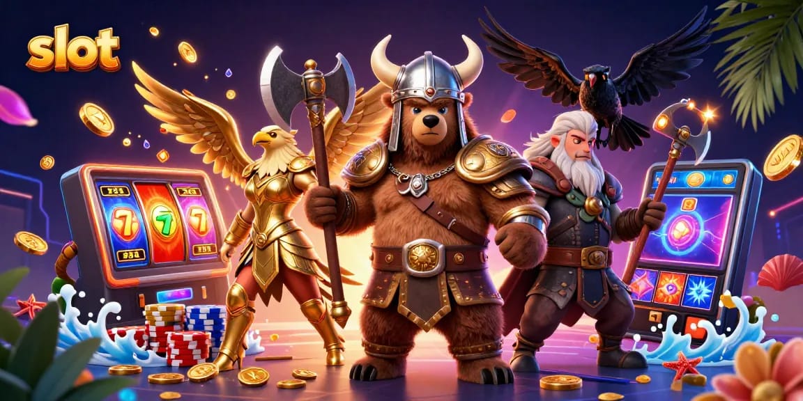Menangkan jackpot slot dengan aksi berani Viking dan simbol permainan yang memukau.
