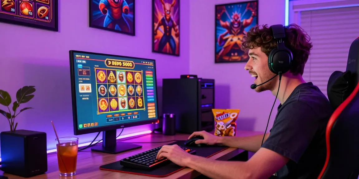 Experience the thrill of slot depo 5000 gaming in a vibrant online setting.