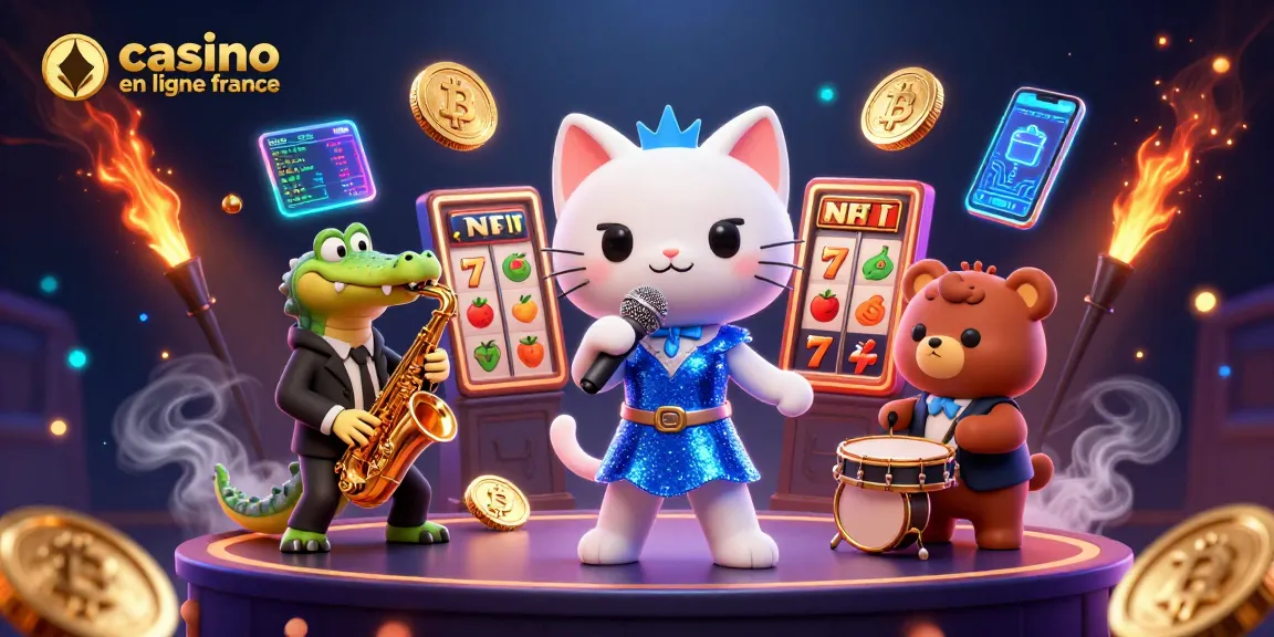 Experience winning at casino en ligne france with vibrant characters and exciting slot game elements.