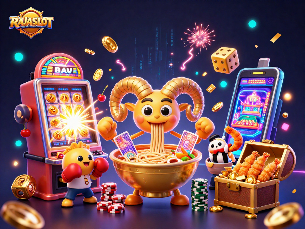 RAJASLOT menghidupkan suasana kasino dengan karakter unik dan slot jackpot yang ceria.