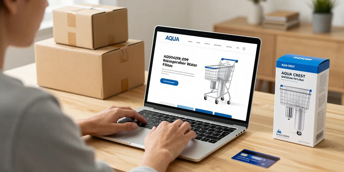 AQUA CREST DW2042FR-09 Refrigerator Water Filter in online shopping context, showcasing product review, best deals on e-commerce platform, and comprehensive buyer's guide.