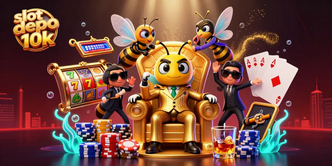 Menangkan jackpot dengan slot depo 10k yang penuh simbol keberuntungan dan suasana kasino yang semarak.