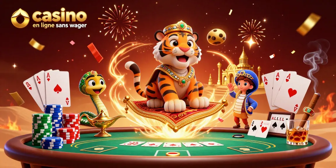 Jouez sur un casino en ligne sans wager avec des graphismes époustouflants et des éléments de jeu captivants.