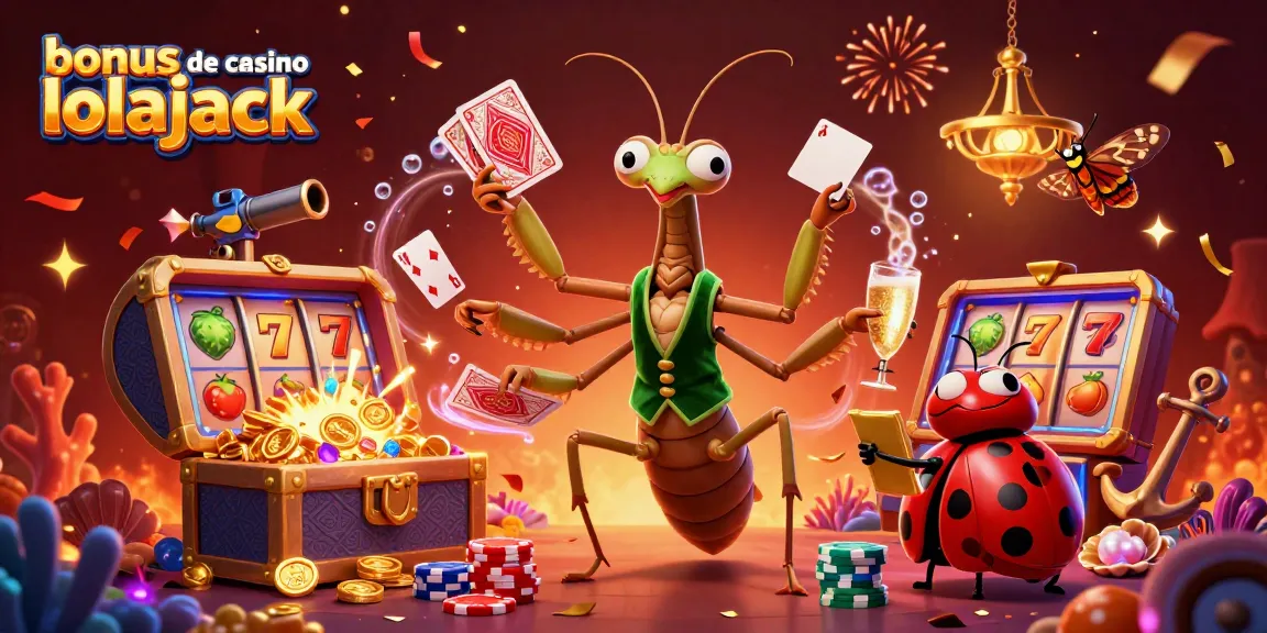 Gagnez gros avec le bonus de casino lolajack dans un univers de machines à sous colorées.