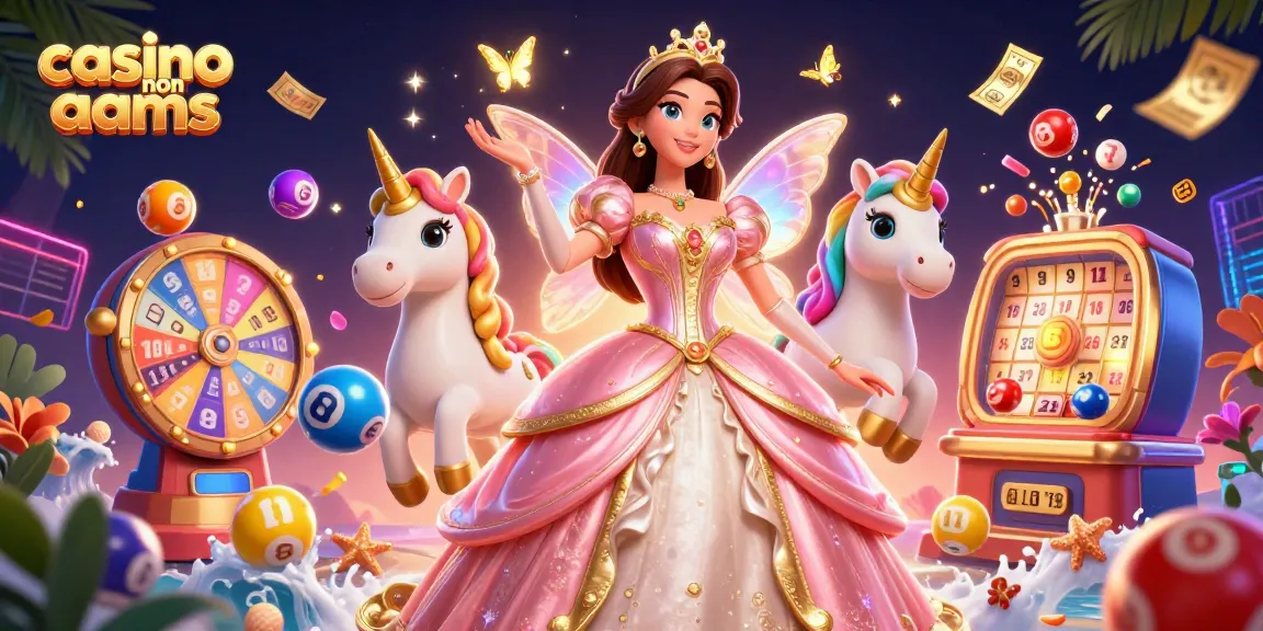 Vivete l’emozione del gioco nei casinò non AAMS con giochi colorati e personaggi in una scena 3D vibrante.