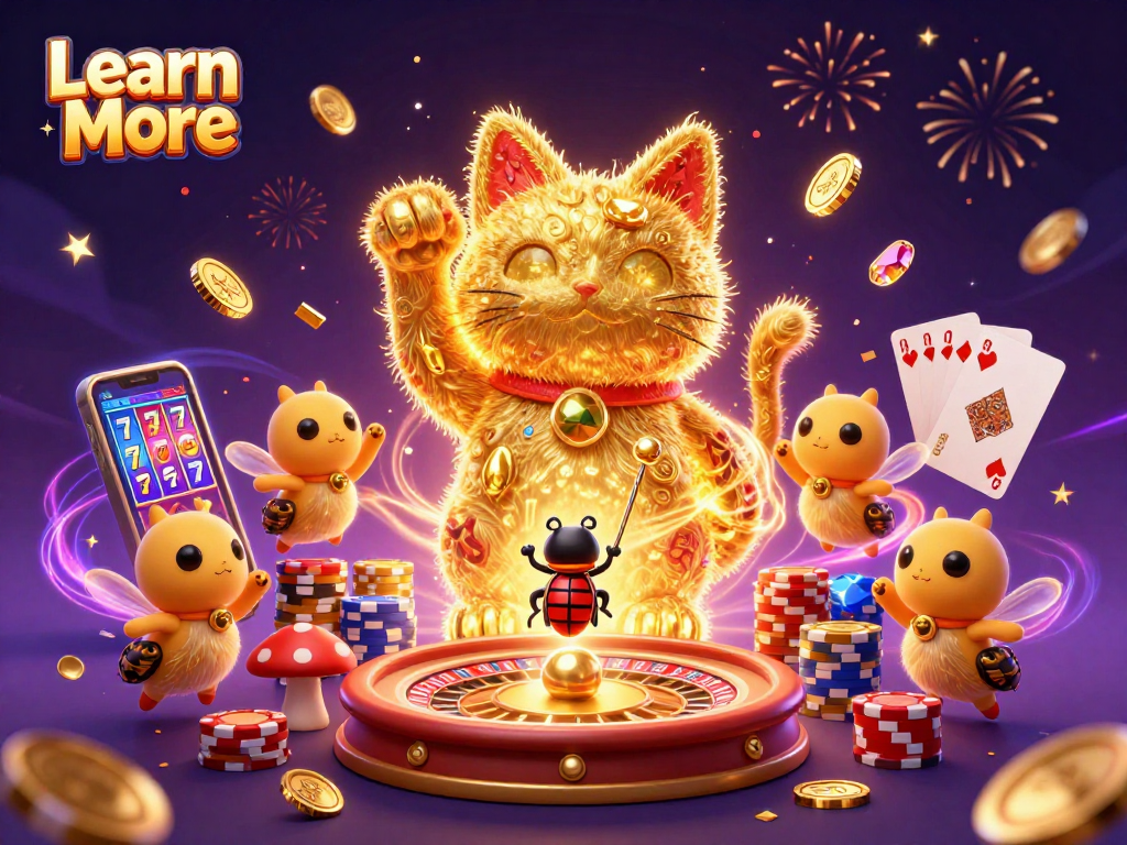 Learn More about the vibrant online casino scene alive with golden cats and dazzling coins.