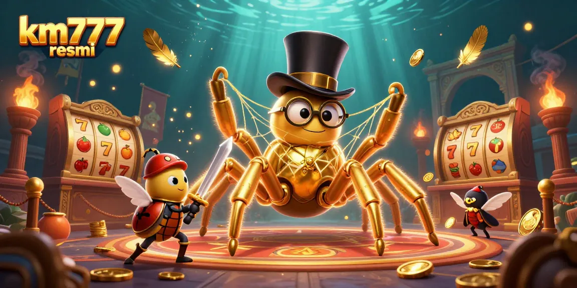 Experience the thrilling km777 resmi platform with dynamic casino elements and vibrant characters.