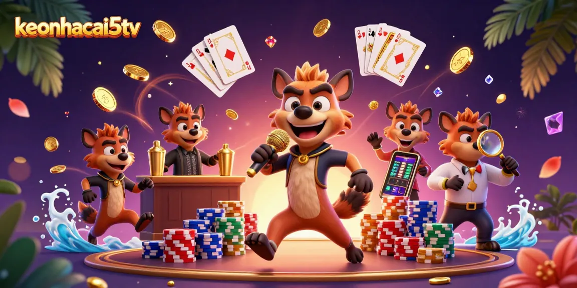 Bet on the latest with keonhacai5tv: Hyenas enjoy casino and sports betting fun!