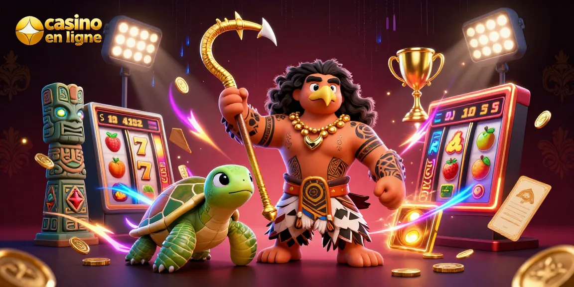 Vivez une expérience de jeu palpitante au casino en ligne avec des personnages 3D dynamiques et des éléments vibrants.