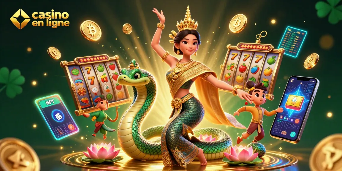 Découvrez l'excitation des casinos en ligne avec des illustrations 3D vibrantes capturant des jeux dynamiques.