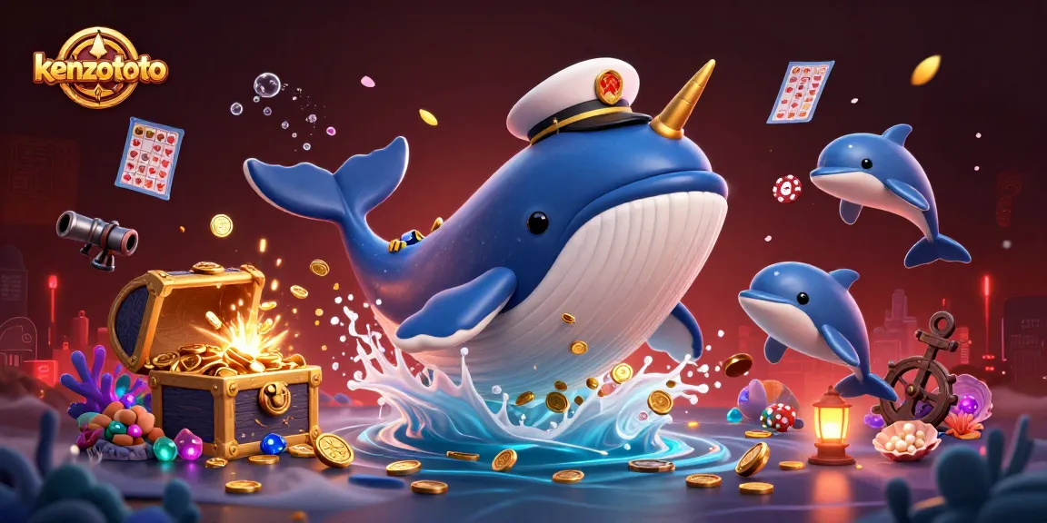 kenzototo offers thrilling gameplay with cartoon characters playing and celebrating around coins and bingo cards