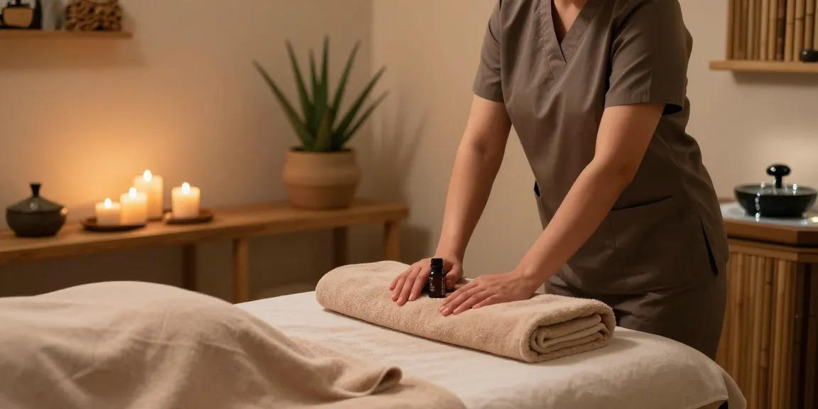 Enjoy a relaxing 출장안마 session in a serene spa environment with calming candles and soft lighting