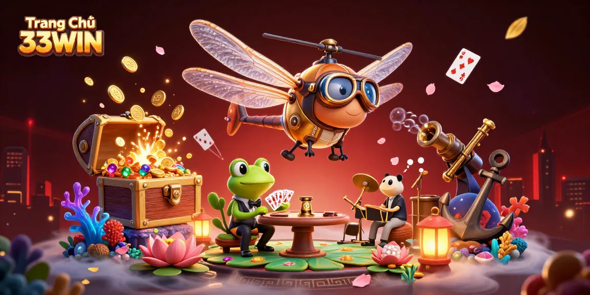 Play dynamic casino games at Trang Chủ 33WIN with thrilling characters and vibrant scenes.