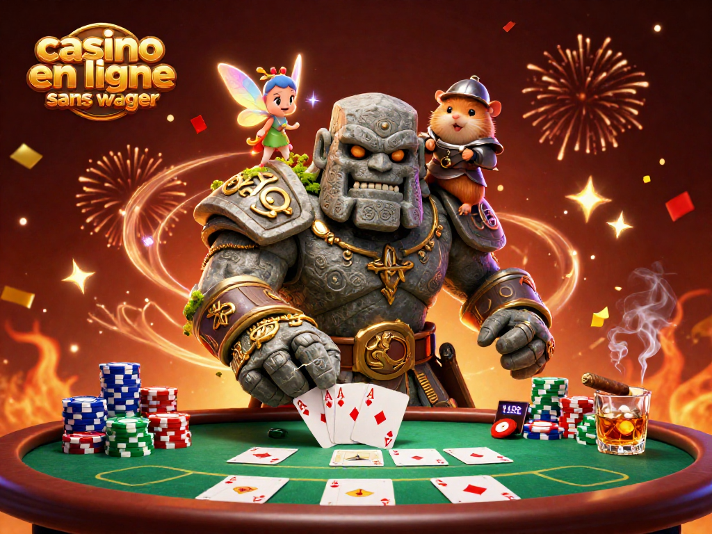 Jouez avec des promotions dans un casino en ligne sans wager, avec une scène festive de potes et de magie.