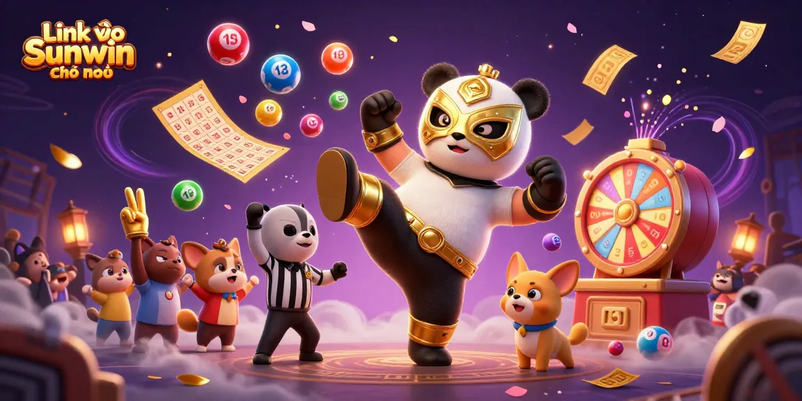 Engage in the excitement of Link vào Sunwin chính thức with vibrant casino-themed illustrations and lively characters.