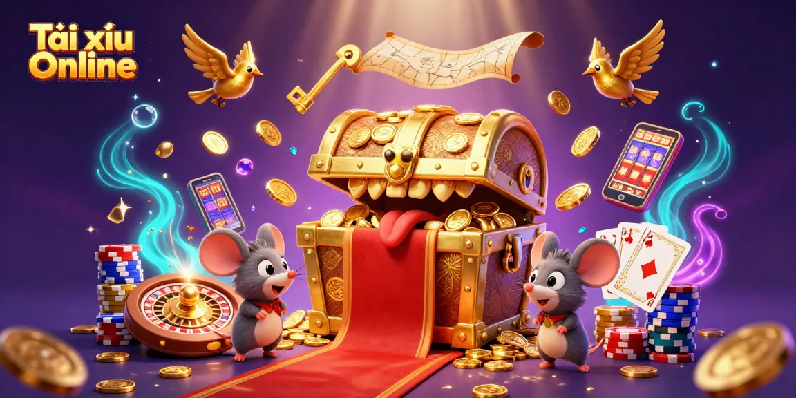 Experience the thrilling Tài xỉu Online gameplay with vibrant visuals and dynamic casino elements.