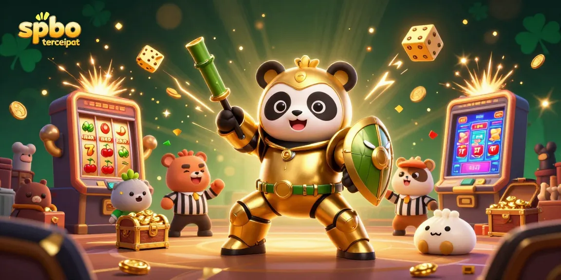 Experience thrilling wins at spbo tercepat with a dynamic casino battle scene featuring vibrant characters and exciting game elements.