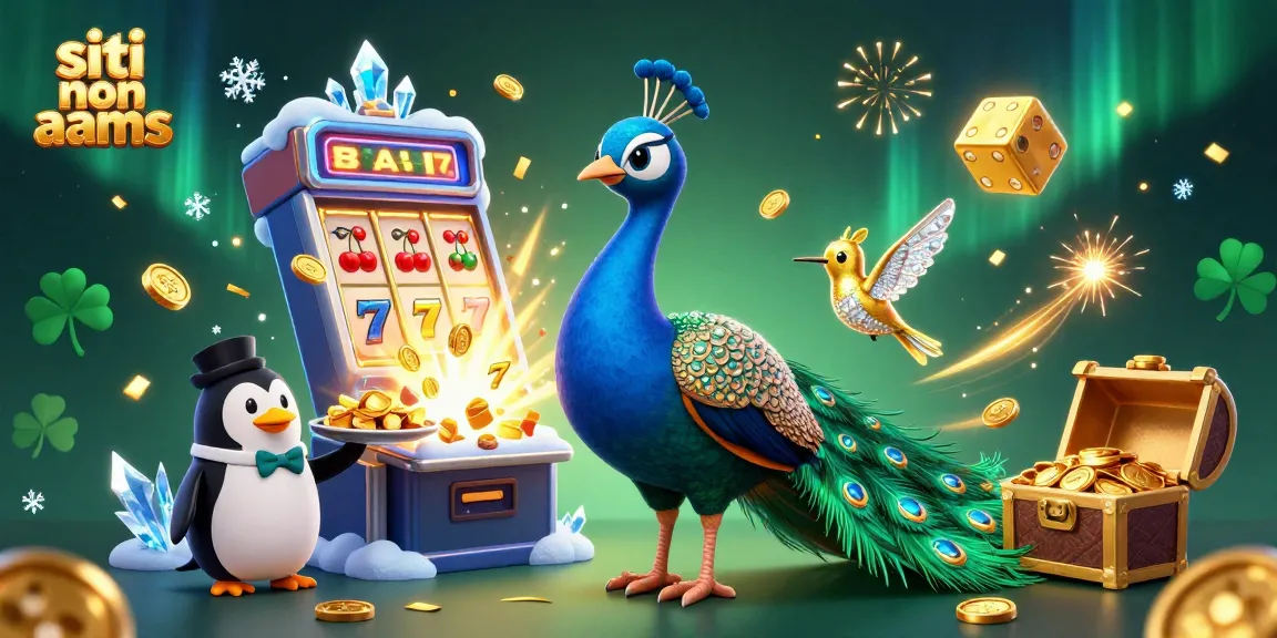 Scopri i migliori siti non AAMS con un pavone aristocratico e un pinguino butler nel casinò virtuale.