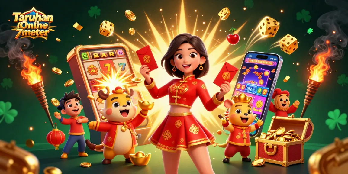 Place wagers on Taruhan Bola Online 7meter to win exciting sports bets with vibrant illustrations.