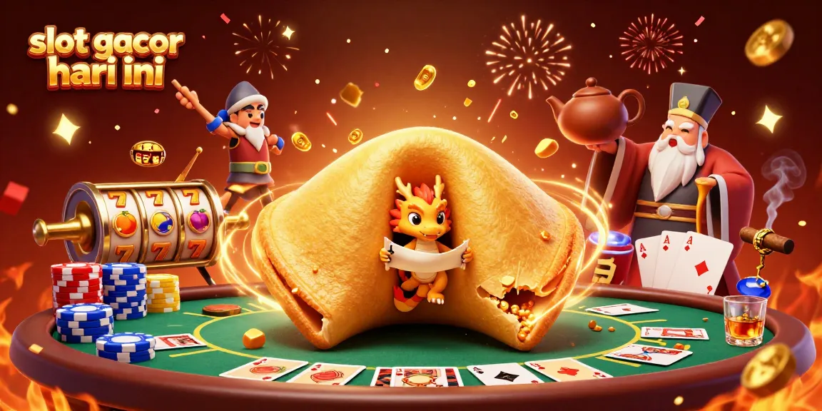 Permainan slot gacor hari ini dengan ilustrasi naga bijaksana dan simbol keberuntungan.