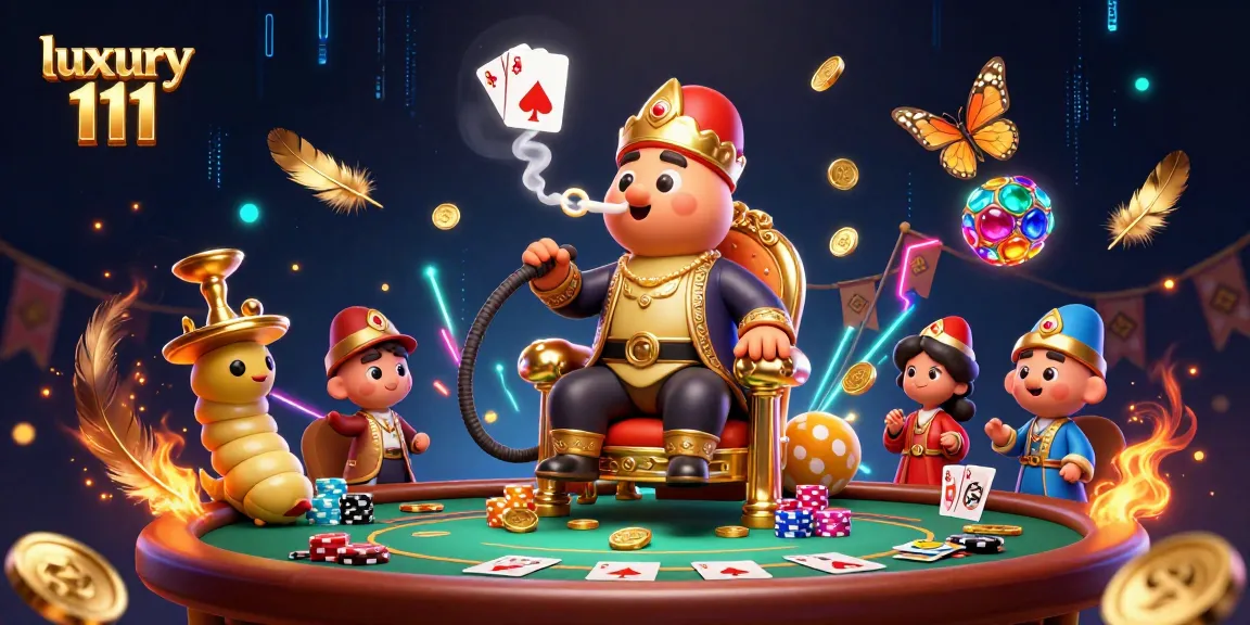 Engage with luxury 111 for premium poker action featuring vibrant characters and intricate details.