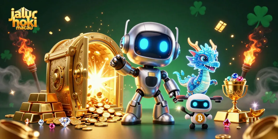 Engage with jalur hoki macau's thrilling gaming scene featuring vibrant characters and golden treasures.