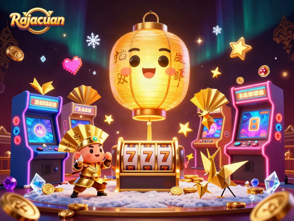 Experience winning with Rajacuan's dynamic slots and gaming at this vibrant casino scene.