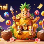 Engage with thrilling gaming at bk8thai, featuring vibrant tropical casino elements and dynamic lottery action.