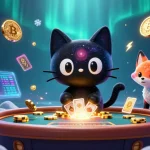 Experience the excitement at nhà cái vmax with dynamic casino illustrations featuring colorful characters.