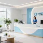 Hair transplant Turkey - compassionate doctor consultation in a modern health clinic, providing high-quality patient care.