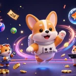 Experience winning strategies with LC88 in a vibrant casino illustration featuring playful characters.