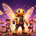 Experience the excitement at bj88-vnd with vibrant lottery elements and energetic characters.