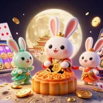 Menangkan slot di wslot888 dengan ilustrasi 3D menarik dari karakter dan elemen permainan kasino.