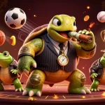 Un jeu captivant de casino en ligne France légal avec une tortue mobster et grenouilles.
