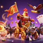 Gagnez avec les meilleurs jeux au top casino en ligne, illustration dynamique de poker et machine à sous.
