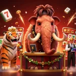 Experience the vibrant Sunwin casino with a bouncer, VIP guest, and doorman amidst dynamic slot themes.